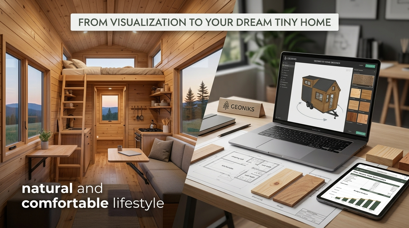 Geoniks 3D timber house design